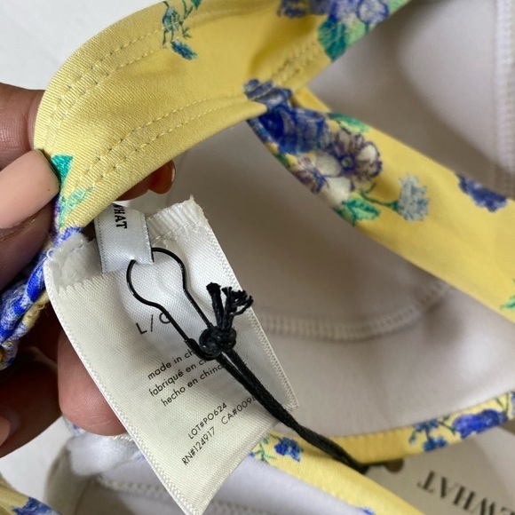 WeWoreWhat Golden Hour Floral Bikini - L - Picture 6 of 6